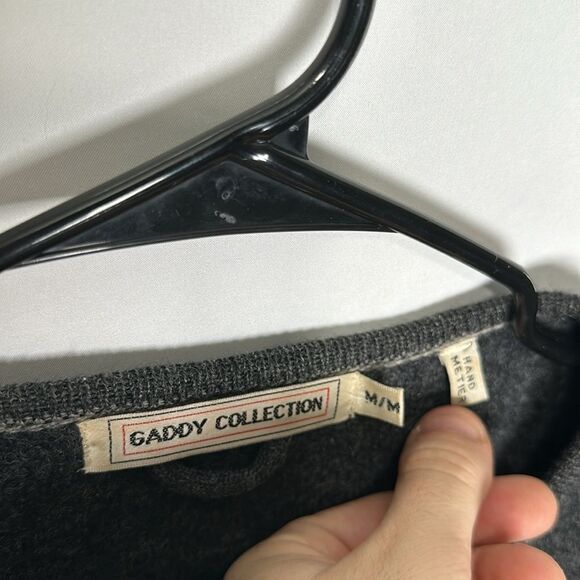 Gaddy collection hand metier wool cardigan M - Picture 3 of 6